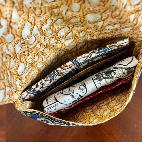 African Safari Print magnetic clasp Clutch Fabric Handmade clutch - Picture 5 of 6